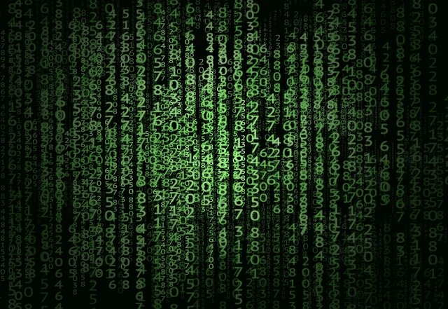 zelená čísla matrixu